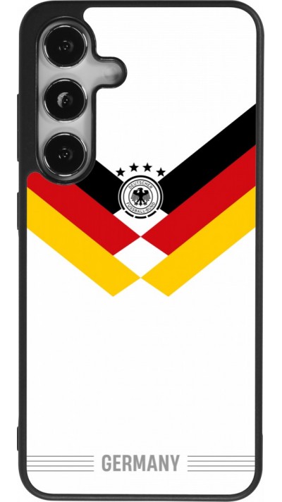 Samsung Galaxy S24 Case Hülle - Silikon schwarz Deutschland 2026 personalisierbares Fussballtrikot