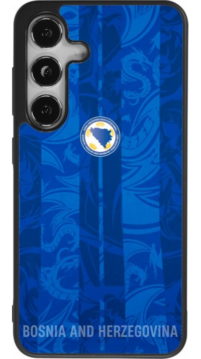 Samsung Galaxy S24 Case Hülle - Silikon schwarz Bosnien und Herzegowina 2026 personalisierbares Fussballtrikot