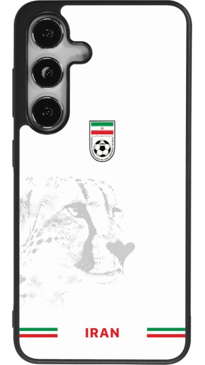 Samsung Galaxy S24 Case Hülle - Silikon schwarz Iran 2026 personalisierbares Fussballtrikot