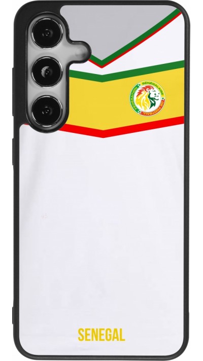 Samsung Galaxy S24 Case Hülle - Silikon schwarz Senegal 2022 personalisierbares Fußballtrikot Samsung Galaxy S24 Case Hülle - Silikon schwarz Senegal 2022 personalisierbares Fußballtrikot