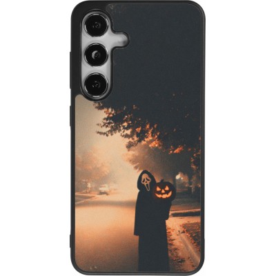 Samsung Galaxy S24 Case Hülle - Silikon schwarz Halloween 2025 Scream