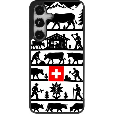 Samsung Galaxy S24 Case Hülle - Silikon schwarz Poya Schweiz 1