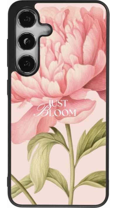 Samsung Galaxy S24 Case Hülle - Silikon schwarz Just Bloom Spring 2026