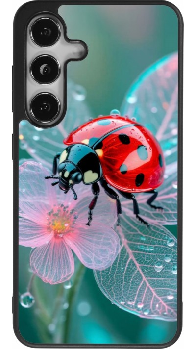 Samsung Galaxy S24 Case Hülle - Silikon schwarz Ladybird in bloom Spring 2026