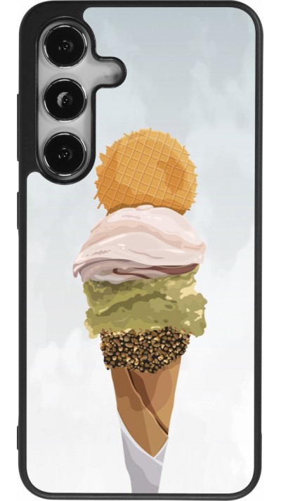 Samsung Galaxy S24 Case Hülle - Silikon schwarz Summer 2025 Cornet