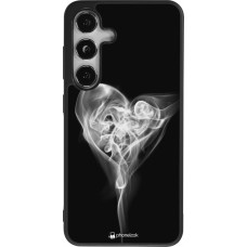 Samsung Galaxy S24 Case Hülle - Silikon schwarz Valentine 2022 Black Smoke