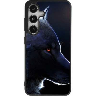 Samsung Galaxy S24 Case Hülle - Silikon schwarz Wolf Shape