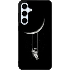 Samsung Galaxy S24 FE Case Hülle - Silikon schwarz Astro balançoire