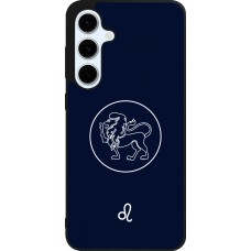Samsung Galaxy S24 FE Case Hülle - Silikon schwarz Astrologie Löwe
