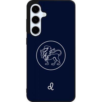 Samsung Galaxy S24 FE Case Hülle - Silikon schwarz Astrologie Löwe