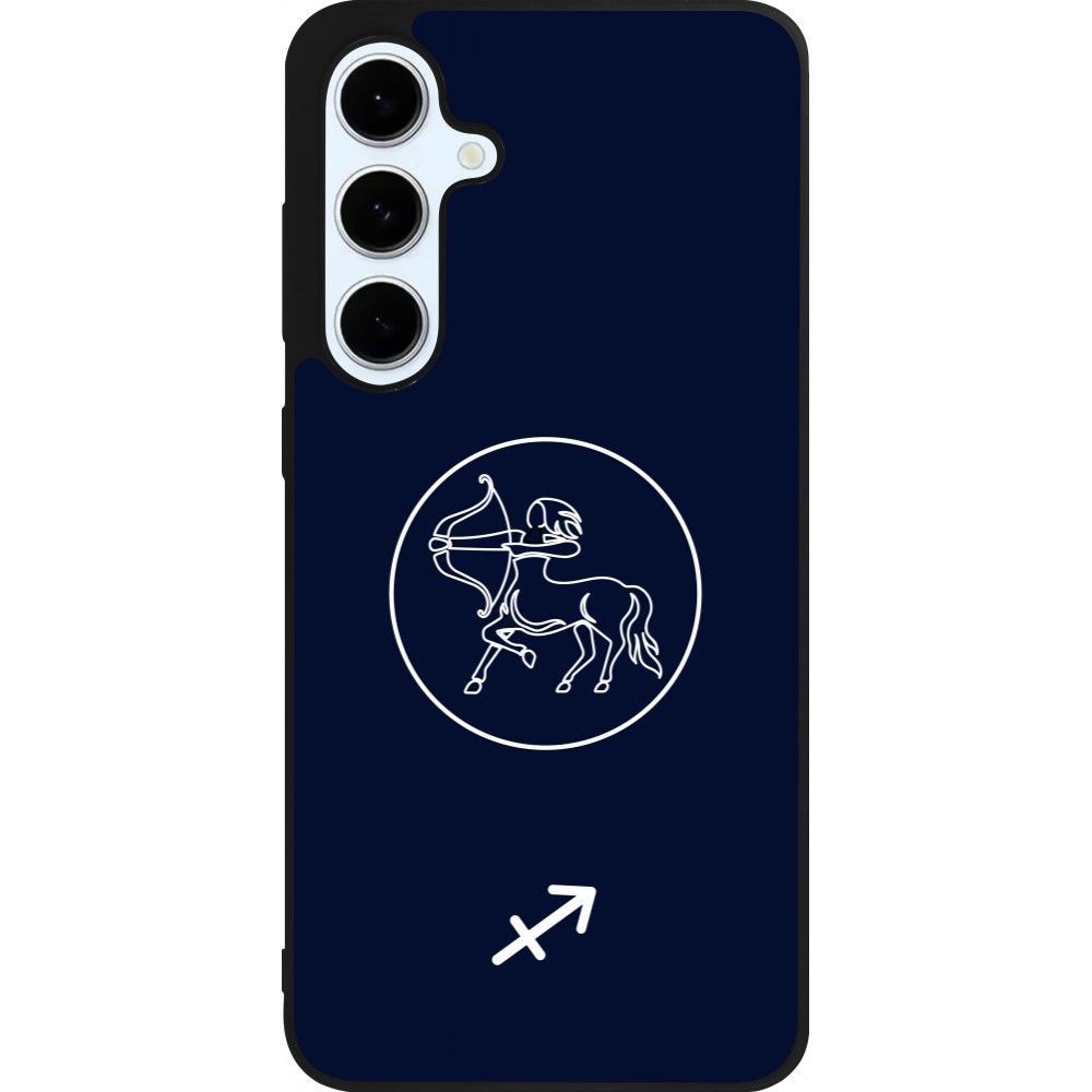 Samsung Galaxy S24 FE Case Hülle - Silikon schwarz Astrologie Schütze