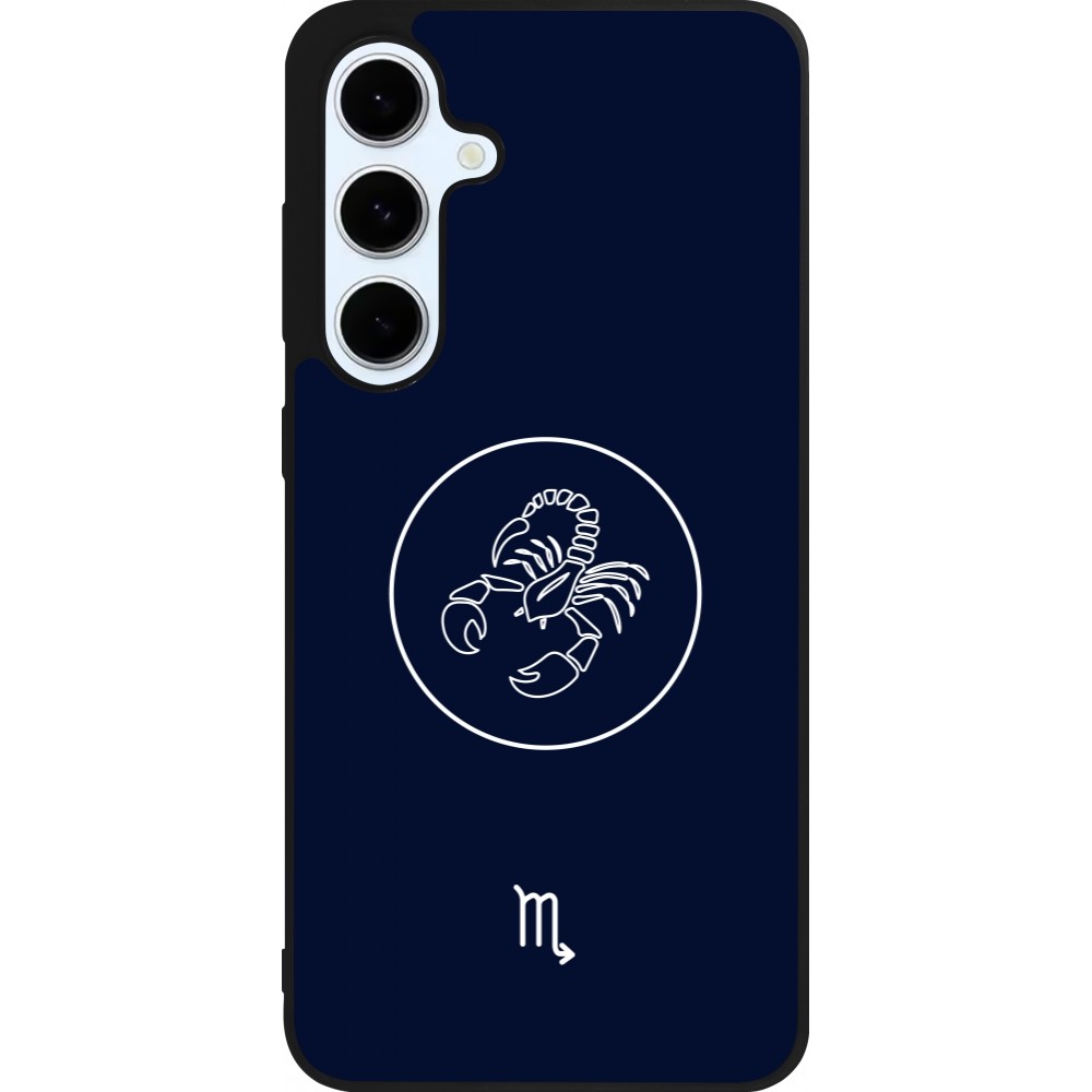 Samsung Galaxy S24 FE Case Hülle - Silikon schwarz Astrologie Skorpion