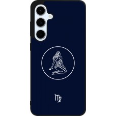 Samsung Galaxy S24 FE Case Hülle - Silikon schwarz Astrologie Jungfrau