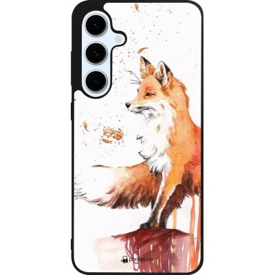 Samsung Galaxy S24 FE Case Hülle - Silikon schwarz Autumn 21 Fox