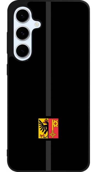 Samsung Galaxy S24 FE Case Hülle - Silikon schwarz Kanton GE schwarz