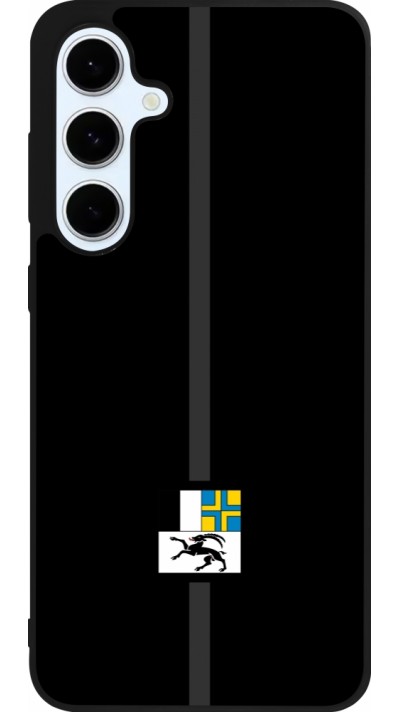 Samsung Galaxy S24 FE Case Hülle - Silikon schwarz Kanton GR schwarz