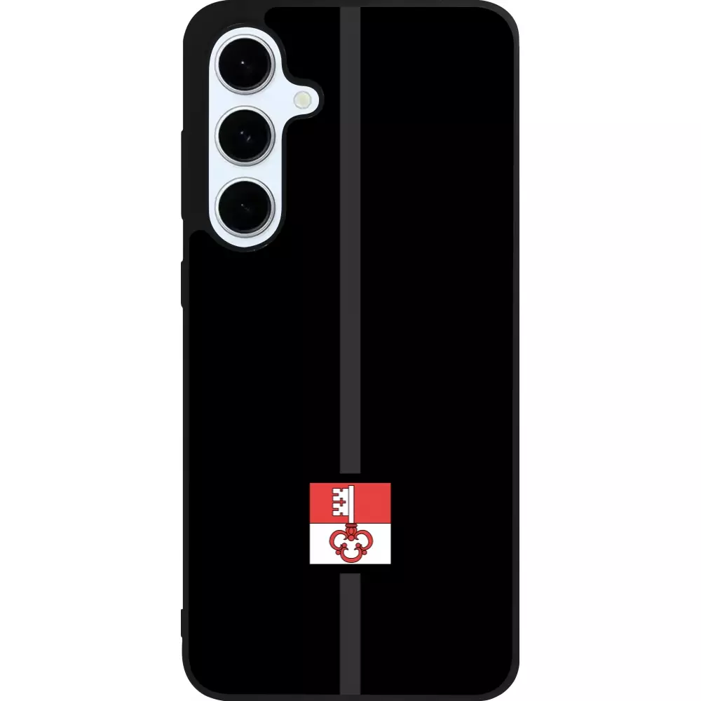 Samsung Galaxy S24 FE Case Hülle - Silikon schwarz Kanton OW schwarz