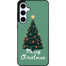 Coque Samsung Galaxy S24 FE - Silicone rigide noir Christmas 25 Xmas Tree