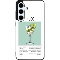 Coque Samsung Galaxy S24 FE - Silicone rigide noir Cocktail recette Hugo