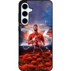 Coque Samsung Galaxy S24 FE - Silicone rigide noir Djokovic 23 Grand Slam