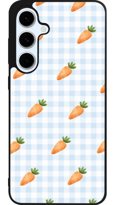 Samsung Galaxy S24 FE Case Hülle - Silikon schwarz Easter 2026 Pattern carrots