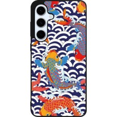 Coque Samsung Galaxy S24 FE - Silicone rigide noir Easter 2023 japanese fish
