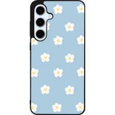 Coque Samsung Galaxy S24 FE - Silicone rigide noir Easter 2024 daisy flower