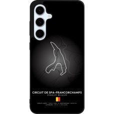 Coque Samsung Galaxy S24 FE - Silicone rigide noir F1 Track 2025 Belgium