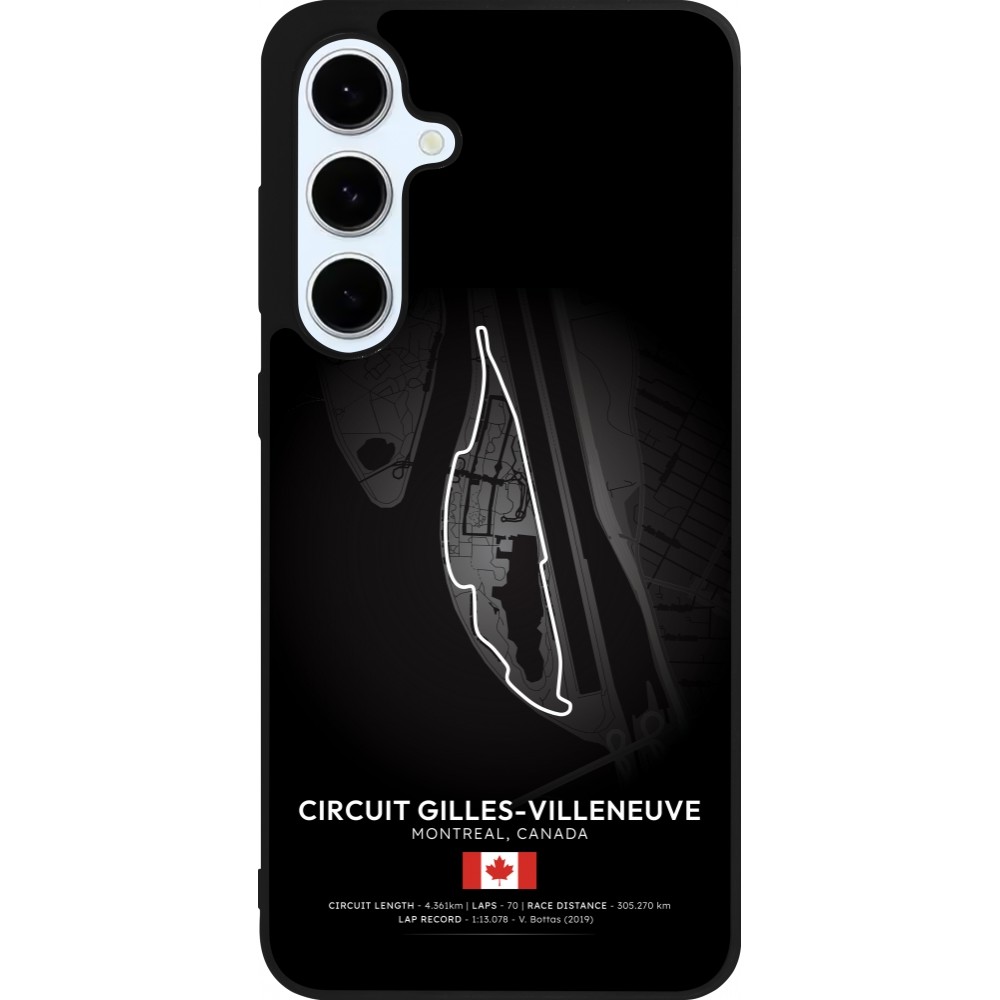 Samsung Galaxy S24 FE Case Hülle - Silikon schwarz F1 Track 2025 Canada