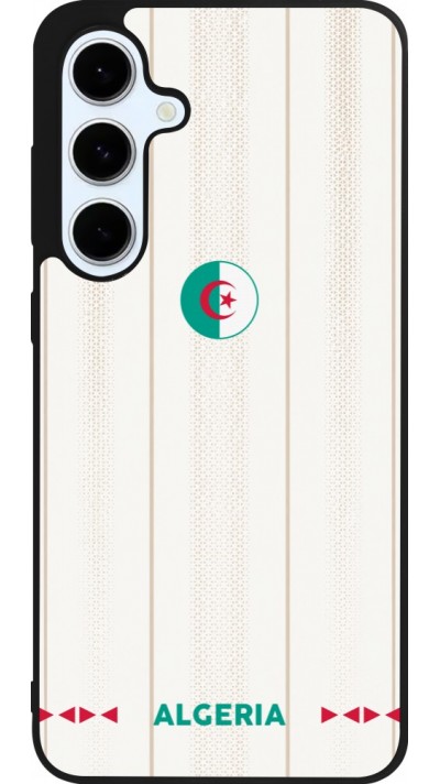 Samsung Galaxy S24 FE Case Hülle - Silikon schwarz Algerien 2026 personalisierbares Fussballtrikot