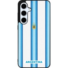 Samsung Galaxy S24 FE Case Hülle - Silikon schwarz Argentinien 2026 personalisierbares Fussballtrikot