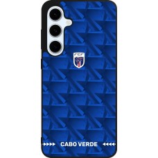 Samsung Galaxy S24 FE Case Hülle - Silikon schwarz Kap Verde 2026 personalisierbares Fussballtrikot