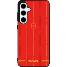 Samsung Galaxy S24 FE Case Hülle - Silikon schwarz Spanien 2026 personalisierbares Fussballtrikot
