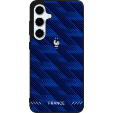 Samsung Galaxy S24 FE Case Hülle - Silikon schwarz Frankreich 2026 personalisierbares Fussballtrikot