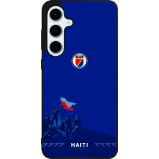 Samsung Galaxy S24 FE Case Hülle - Silikon schwarz Haiti 2026 personalisierbares Fussballtrikot
