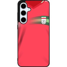Coque Samsung Galaxy S24 FE - Silicone rigide noir Maillot de football Iran 2022 personnalisable
