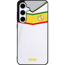 Coque Samsung Galaxy S24 FE - Silicone rigide noir Maillot de football Senegal 2022 personnalisable