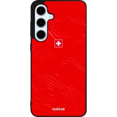 Samsung Galaxy S24 FE Case Hülle - Silikon schwarz Schweiz 2026 personalisierbares Fussballtrikot