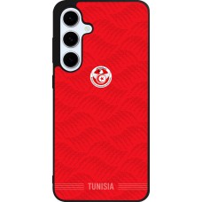Samsung Galaxy S24 FE Case Hülle - Silikon schwarz Tunesien 2026 personalisierbares Fussballtrikot