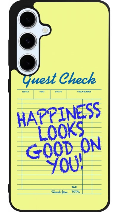 Samsung Galaxy S24 FE Case Hülle - Silikon schwarz Guest check 2026