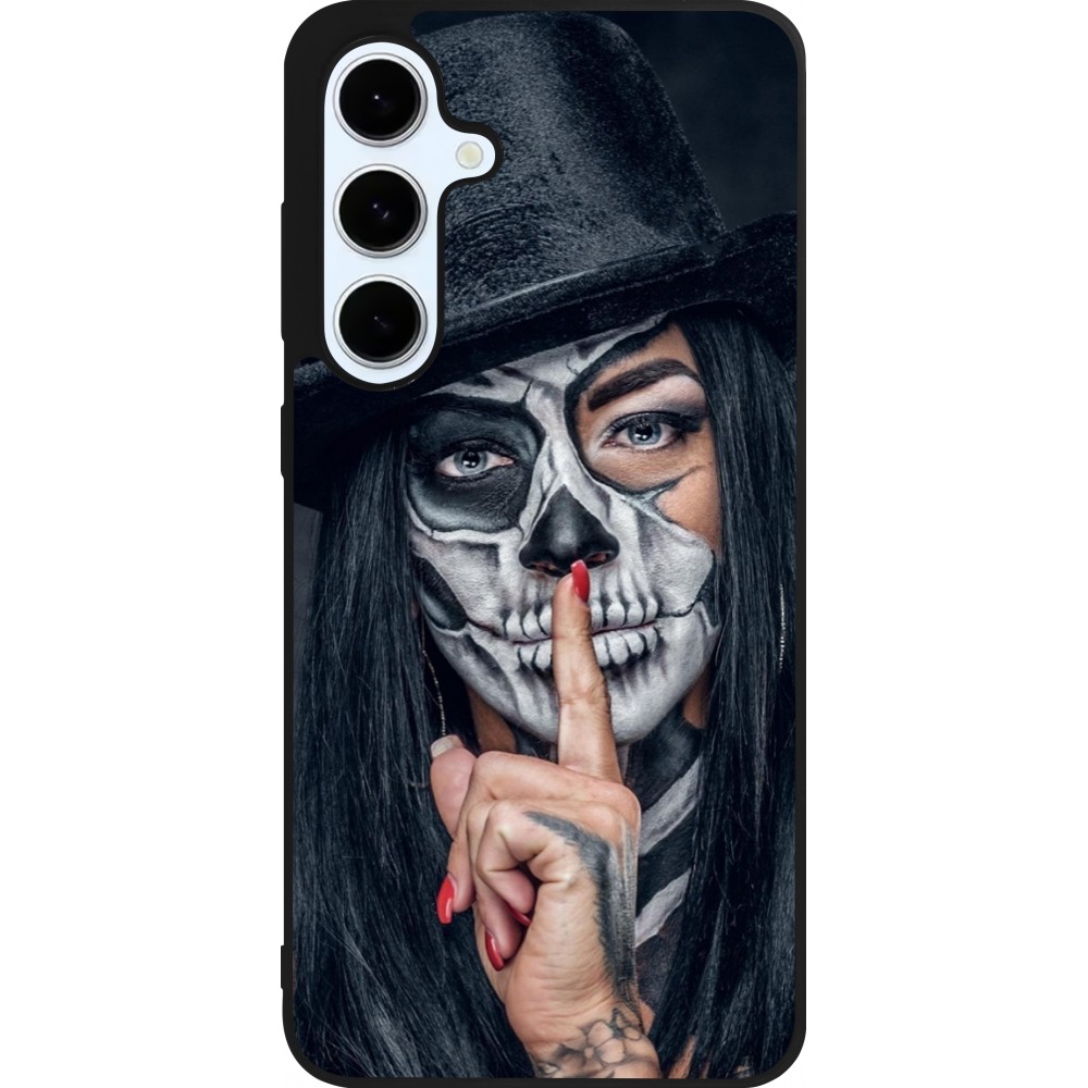 Samsung Galaxy S24 FE Case Hülle - Silikon schwarz Halloween 18 19