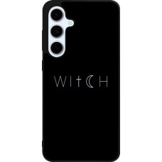 Coque Samsung Galaxy S24 FE - Silicone rigide noir Halloween 22 witch word