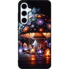 Coque Samsung Galaxy S24 FE - Silicone rigide noir Halloween Potion Magic