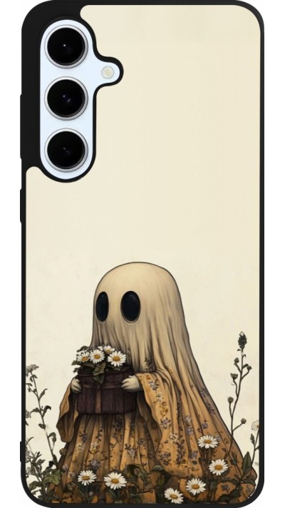 Samsung Galaxy S24 FE Case Hülle - Silikon schwarz Halloween 2025 Ghost gardener