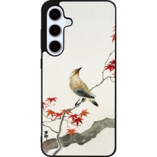 Coque Samsung Galaxy S24 FE - Silicone rigide noir Japanese Bird