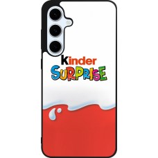 Coque Samsung Galaxy S24 FE - Silicone rigide noir Kinder Surprise
