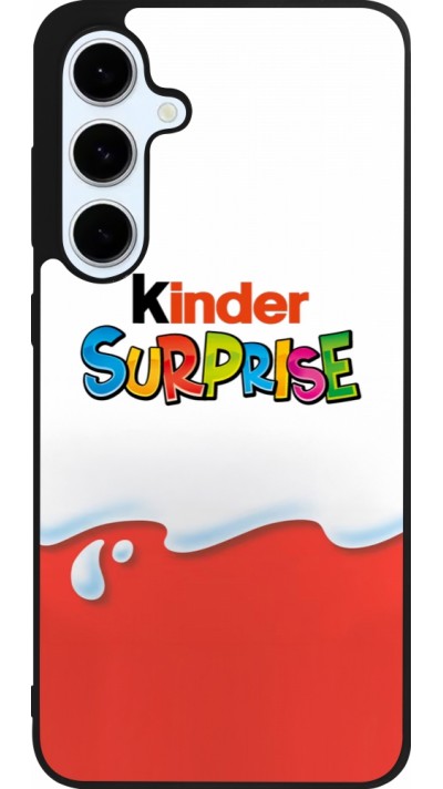 Coque Samsung Galaxy S24 FE - Silicone rigide noir Kinder Surprise