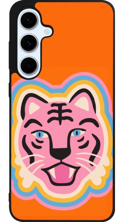 Samsung Galaxy S24 FE Case Hülle - Silikon schwarz Lion colors 2026