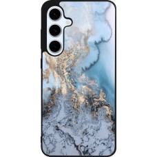 Coque Samsung Galaxy S24 FE - Silicone rigide noir Marble 04