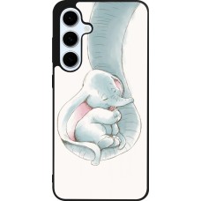 Coque Samsung Galaxy S24 FE - Silicone rigide noir Mom 1903